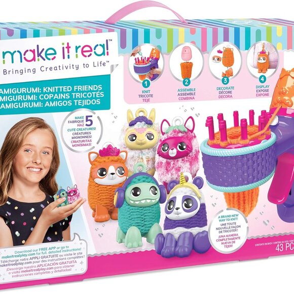 Make It Real - Mini Gurumi Maker - Amigurumi Knitted Friends - Picture 2 of 6